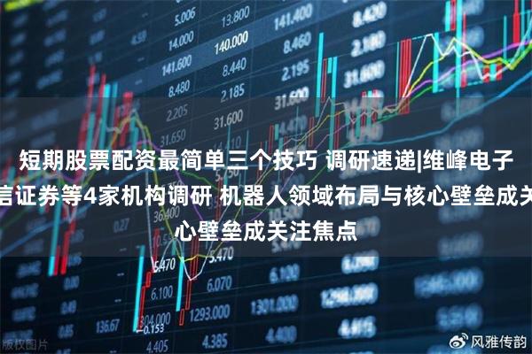 短期股票配资最简单三个技巧 调研速递|维峰电子接受中信证券等4家机构调研 机器人领域布局与核心壁垒成关注焦点